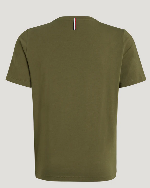 Tee Shirt Tommy Hilfiger Williamsburg Graphic Short Sleeve Utility Olive Mens