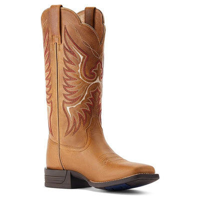Western Boots Ariat Rockdale Almond Buff Ladies-Ariat-Ascot Saddlery