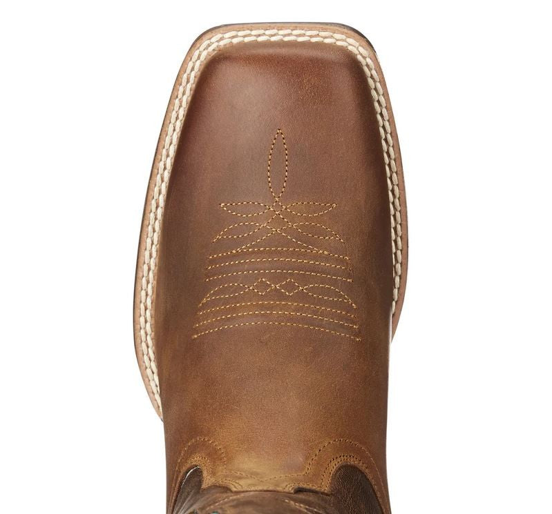 Ariat Western Boots Venttek Ultra Distressed Brown & Silly Brown Ladies-FOOTWEAR: Western & Roper Boots-Ascot Saddlery