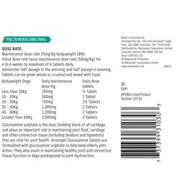 Aristopet Glucosamine Tablets 90s-Dog Potions & Lotions-Ascot Saddlery