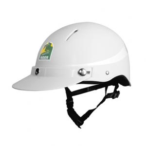Aussie Rider Helmet White-RIDER: Helmets-Ascot Saddlery