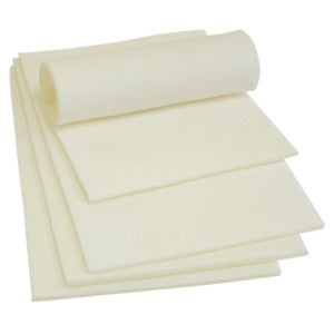 Bandage Pads Felt Showmaster 30cm X 45cm Set Of 4 White-HORSE: Horse Boots-Ascot Saddlery