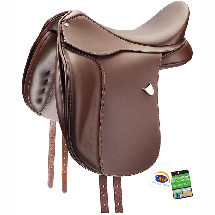 Bates Pony Cair Dressage Saddle Brown-SADDLES: Dressage Saddles-Ascot Saddlery