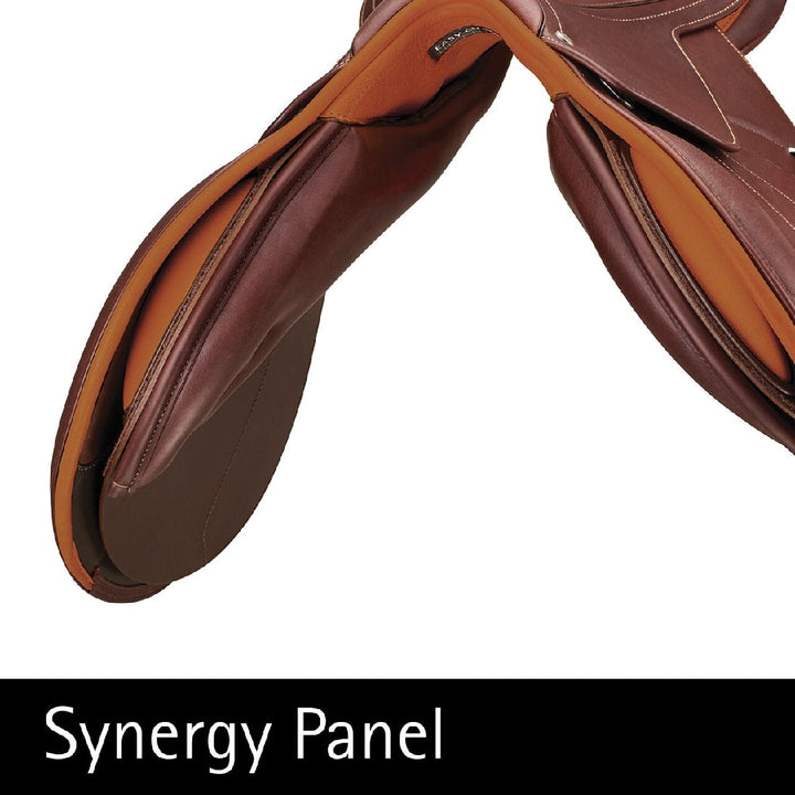 Bates Victrix Jumping Saddle Cair Havana Brown & Spice 44cm 17.5"-SADDLES: Jumping Saddles-Ascot Saddlery