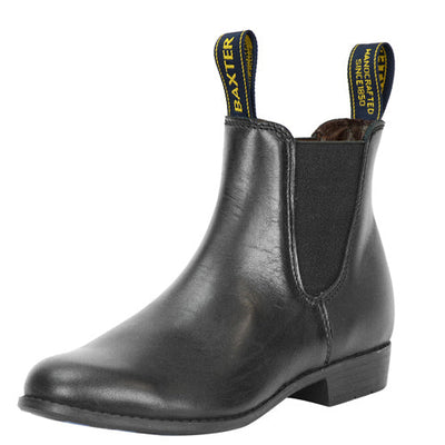 Baxter Boots Appaloosa Black Adults-FOOTWEAR: Equestrian Footwear-Ascot Saddlery