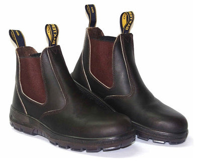 Baxter Spitfire Work Boots Claret-FOOTWEAR: Casual Footwear-Ascot Saddlery