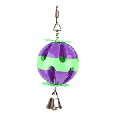 Bird Toy Kazoo Plastic Ball & Bell Small-Bird Toys-Ascot Saddlery
