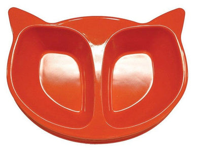 Cat Bowl Face Scream Loud Orange-Cat Accessories-Ascot Saddlery