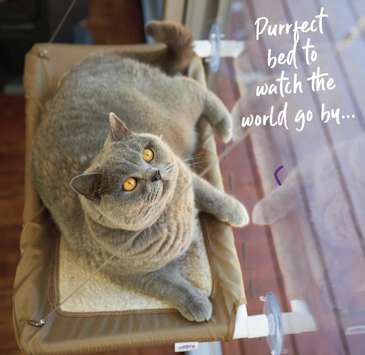 Cat Lookout Window Bed Deluxe-Cat Accessories-Ascot Saddlery