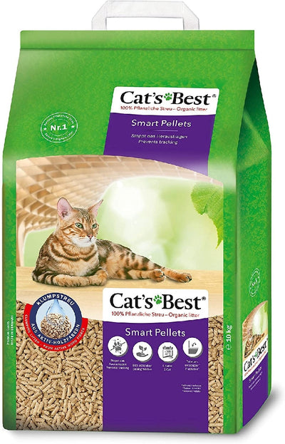 Cats Best Smart Pellets Cat Litter 10kg 20litre-Cat Litter & Accessories-Ascot Saddlery