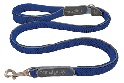 Coralpina Cinquetorri Dog Leash Electric Blue-Dog Collars & Leads-Ascot Saddlery
