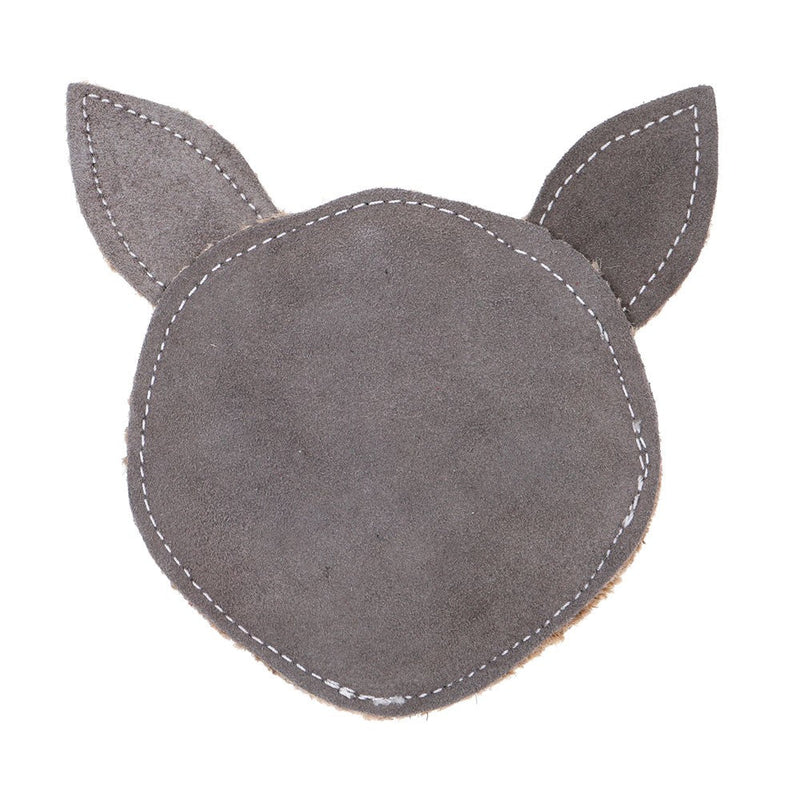 Country Tails Dog Toy Dog Face Gray-Dog Toys-Ascot Saddlery