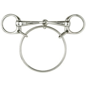 Dexter Race Bit 4.00" Ring Stainless Steel 12.5cm 5.0"-HORSE: Bits-Ascot Saddlery