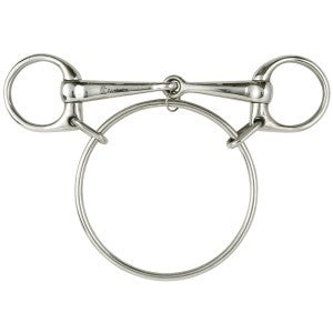 Dexter Race Bit 4.50" Ring Stainless Steel 12.5cm 5.0"-HORSE: Bits-Ascot Saddlery