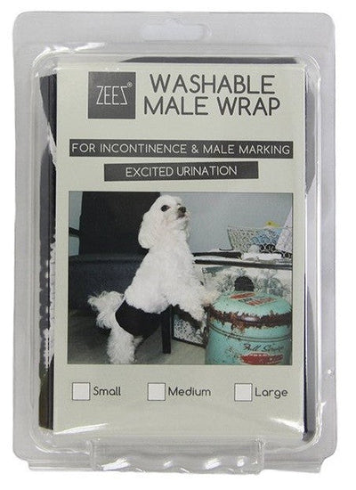 Diaper Male Wrap Washable Waist 28cm-37cm-Dog Accessories-Ascot Saddlery