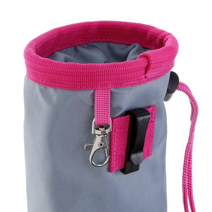 Doog Treat Pouch Grey & Pink Mini-Dog Walking-Ascot Saddlery