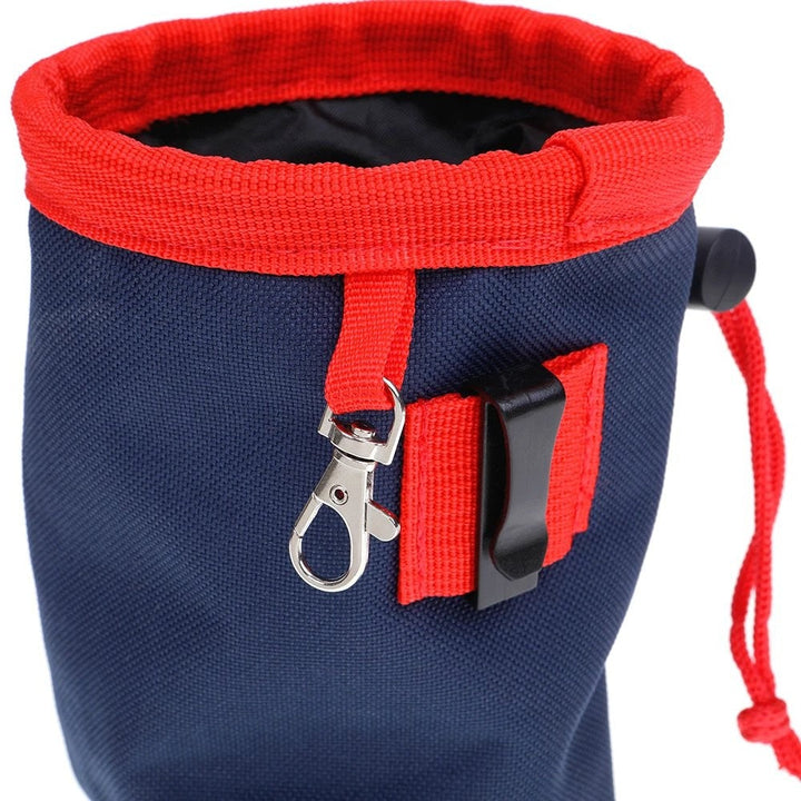 Doog Treat Pouch Navy & Red Mini-Dog Walking-Ascot Saddlery
