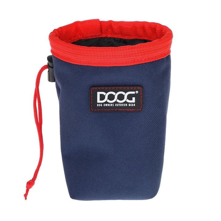 Doog Treat Pouch Navy & Red Mini-Dog Walking-Ascot Saddlery