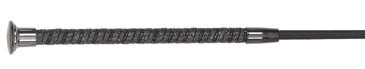 Dressage Whip Bling Wrap 110cm Black-RIDER: Whips-Ascot Saddlery