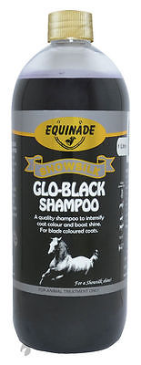 Equinade Glo Black Shampoo 1litre-STABLE: Show Preparation-Ascot Saddlery