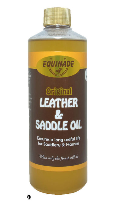 Equinade Leather Oil 500ml-STABLE: Leather Care & Proofing-Ascot Saddlery