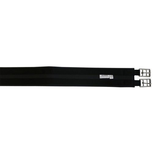 Equiprene Anti Gall Two Buckle Girth Elastic Black-HORSE: Girths-Ascot Saddlery