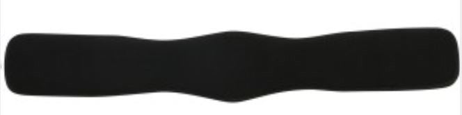 Equiprene Supa Comfort Dressage Girth Elastic Black-HORSE: Girths-Ascot Saddlery