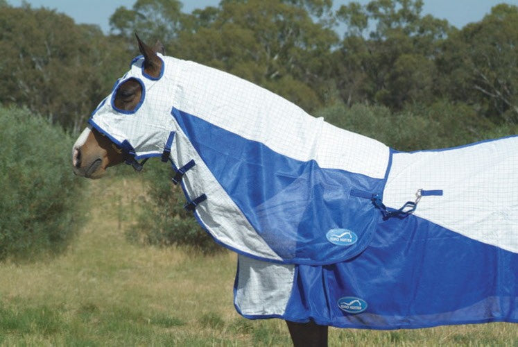 Eurohunter Airflow Hood-RUGS: Summer Rugs, Neck Rugs & Hoods-Ascot Saddlery
