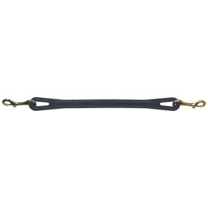 Float Tie Super Rubber Black-HORSE: Leads & Snap Hooks-Ascot Saddlery