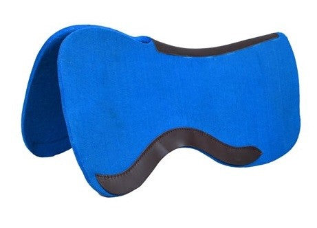 Fort Worth Barrel Racing Felt Saddle Pad 30" Turquoise-HORSE: Stock & Western-Ascot Saddlery