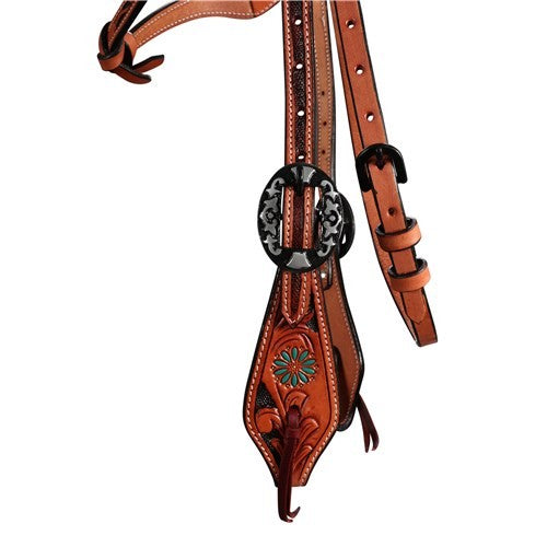 Fort Worth Iroquois Knotted Headstall-HORSE: Stock & Western-Ascot Saddlery