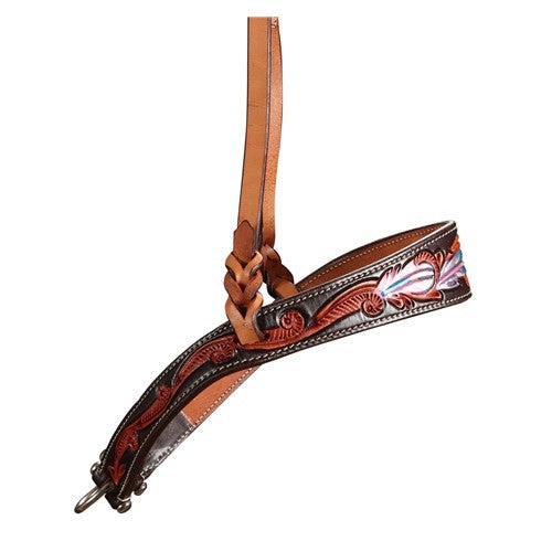 Fort Worth Pink Apache Noseband-HORSE: Stock & Western-Ascot Saddlery