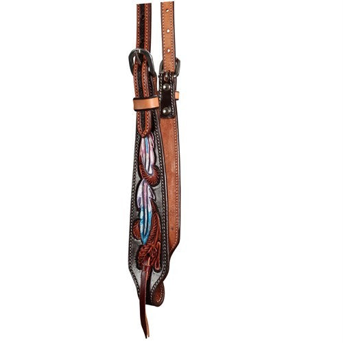 Fort Worth Pink Apache One Ear Headstall-HORSE: Stock & Western-Ascot Saddlery