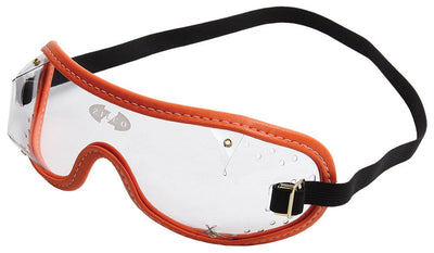 Goggles Zilco Clear Orange Trim-RIDER: Glasses & Goggles-Ascot Saddlery