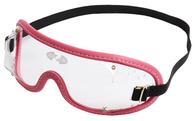 Goggles Zilco Clear Pink Trim-RIDER: Glasses & Goggles-Ascot Saddlery