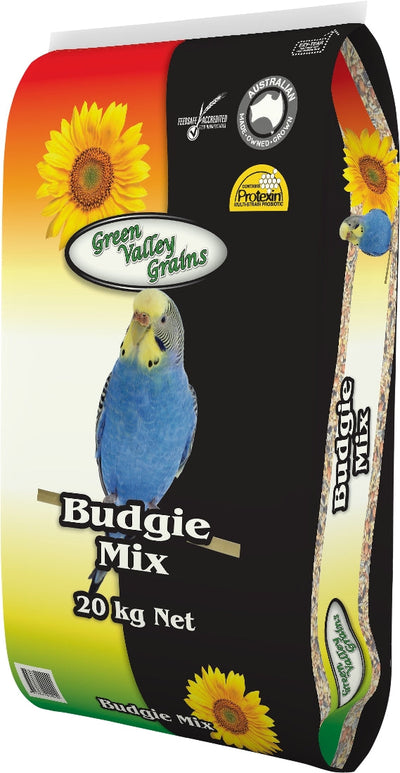 Green Valley Bird Seed Budgie 20kg-Bird Food & Treats-Ascot Saddlery