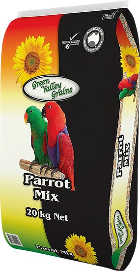 Green Valley Bird Seed Parrot 20kg-Bird Food & Treats-Ascot Saddlery