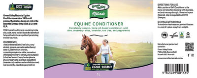 Green Valley Naturals Equine Conditioner 1lit-STABLE: Show Preparation-Ascot Saddlery