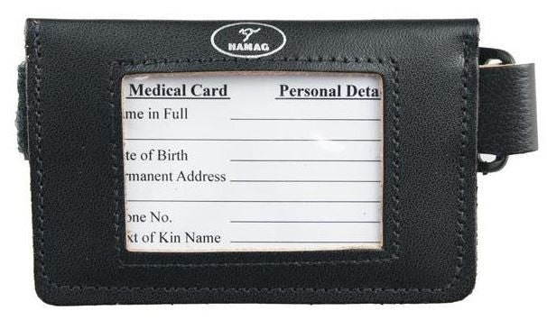 Hamag Medical Armband Leather Black-HORSE: Number Holders-Ascot Saddlery