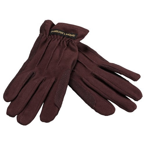 Heritage Power Glove Brown-RIDER: Gloves-Ascot Saddlery