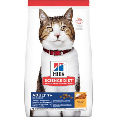 Hills Cat Adult 7+ 3kg-Cat Food & Treats-Ascot Saddlery