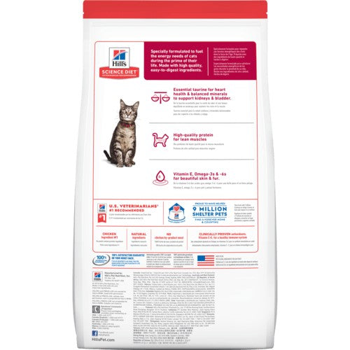 Hills Cat Adult Chicken 6kg-Cat Food & Treats-Ascot Saddlery