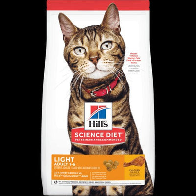 Hills Cat Adult Light 7.2kg-Cat Food & Treats-Ascot Saddlery