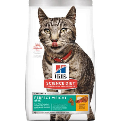 Hills Cat Adult Perfect Weight 1.3kg-Cat Food & Treats-Ascot Saddlery