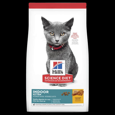 Hills Cat Kitten Indoor 3.2kg-Cat Food & Treats-Ascot Saddlery