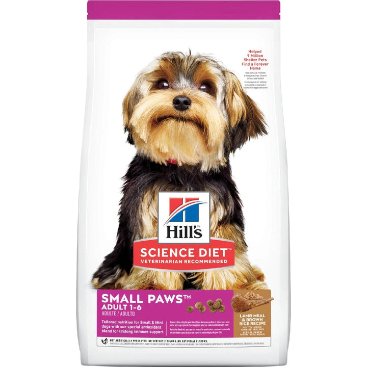Hills Dog Adult Lamb & Rice Small Paws 2kg-Dog Food-Ascot Saddlery