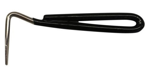 Hoof Pick Vinyl Coated Black-STABLE: Grooming-Ascot Saddlery