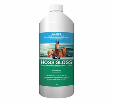 Hoss Gloss Shampoo Troy 1litre-STABLE: Show Preparation-Ascot Saddlery