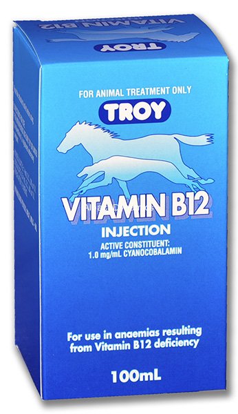 Injectable B12 Troy 100ml-STABLE: Supplements-Ascot Saddlery