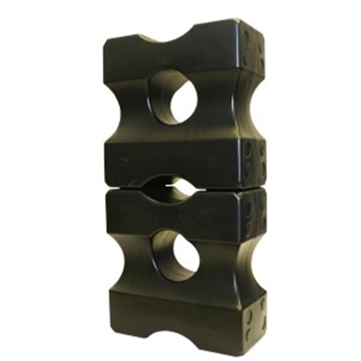 Jump Blocks Showmaster Plastic Set Of Four Black-STABLE: Jumps & Markers-Ascot Saddlery